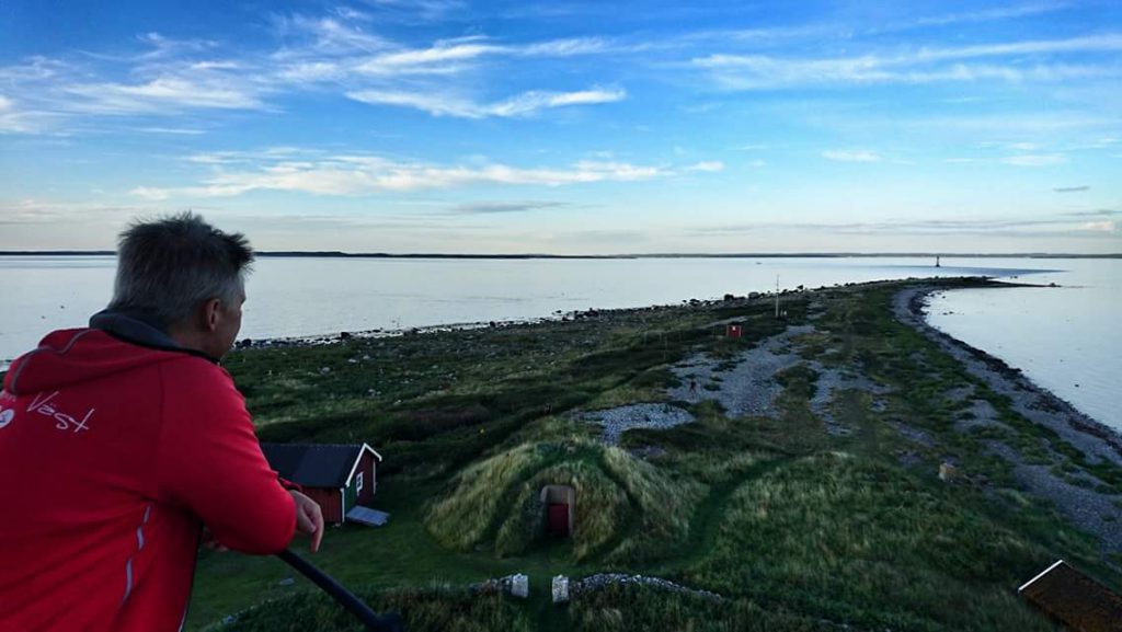 Glenn at Nidingen. Photo Robert Rundqvist, UltraTri Sweden